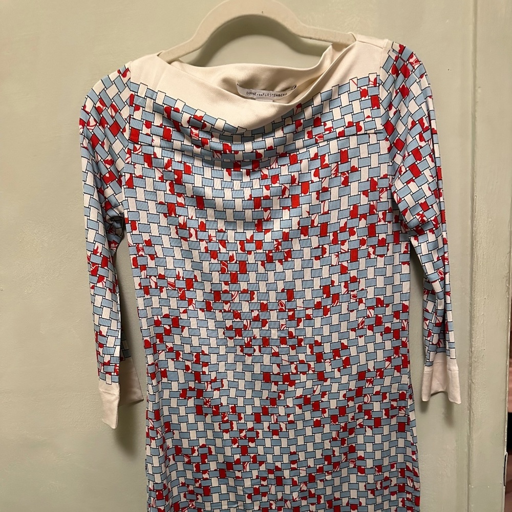 DVF "Ruri" Silk Printed Dress